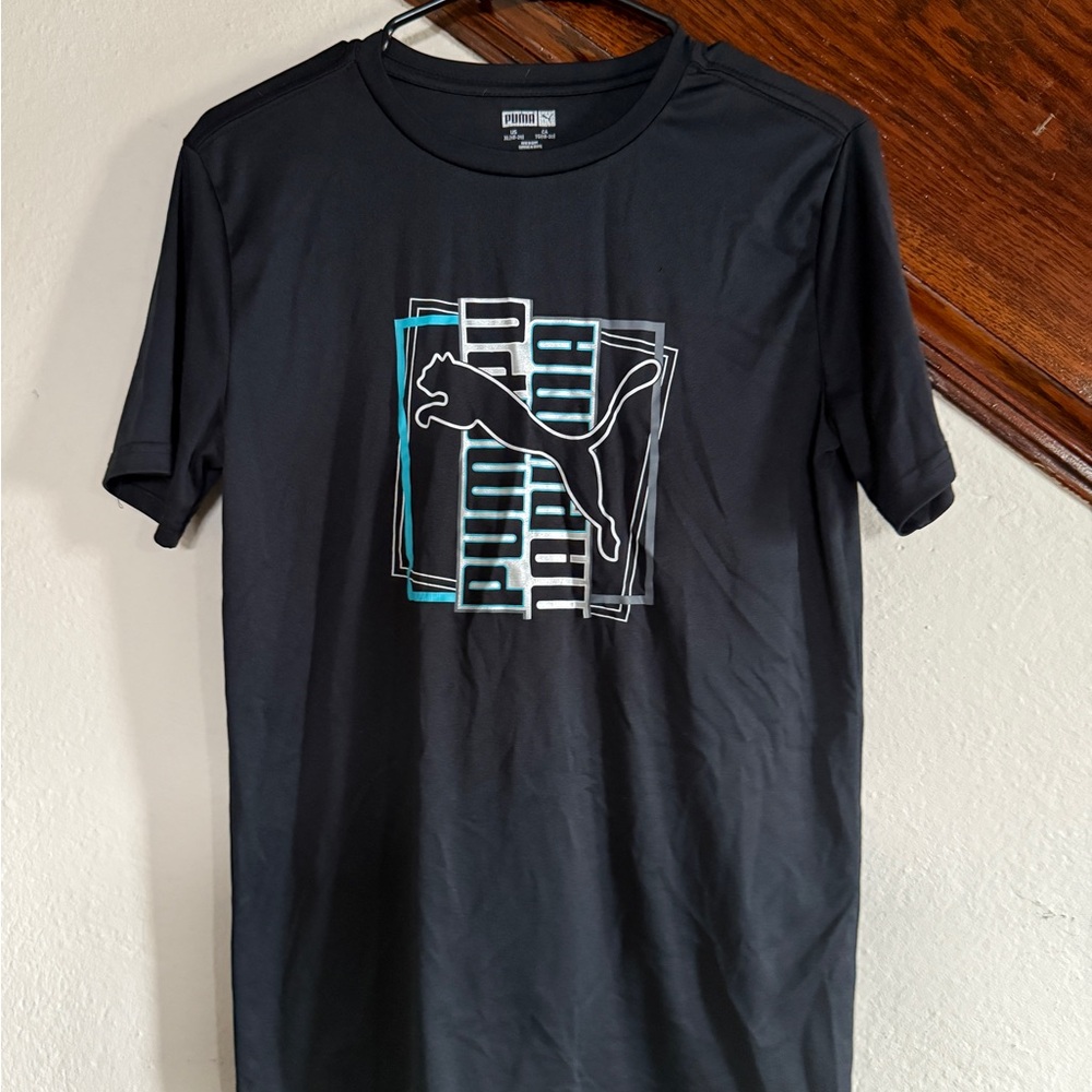 Puma Men's Charcoal Graphic Tee